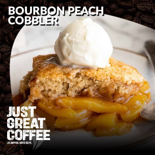 Bourbon Peach Cobbler